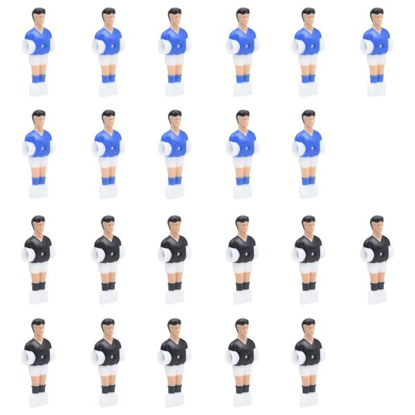 Joueurs baby-foot pour tige de 12,7 mm 22 pcs