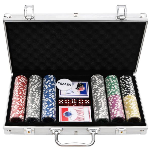 Jetons laser de poker 300 pcs