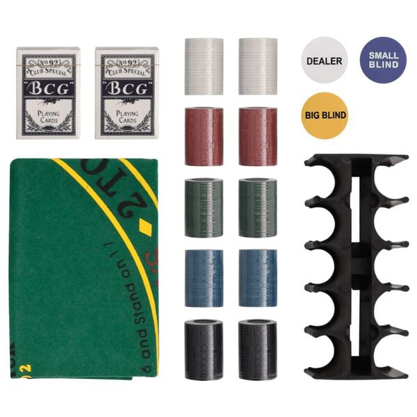 Jetons de poker 200 pcs