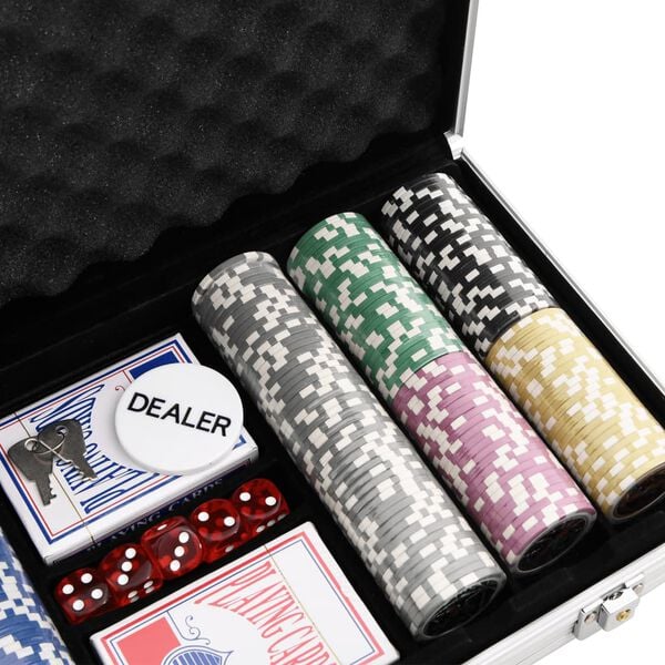 Jetons laser de poker 300 pcs