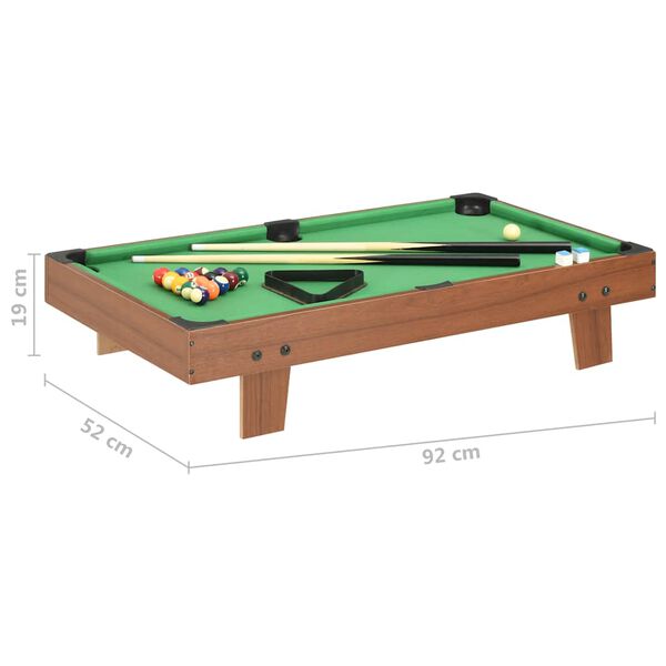 Mini billard 92x52x19 cm