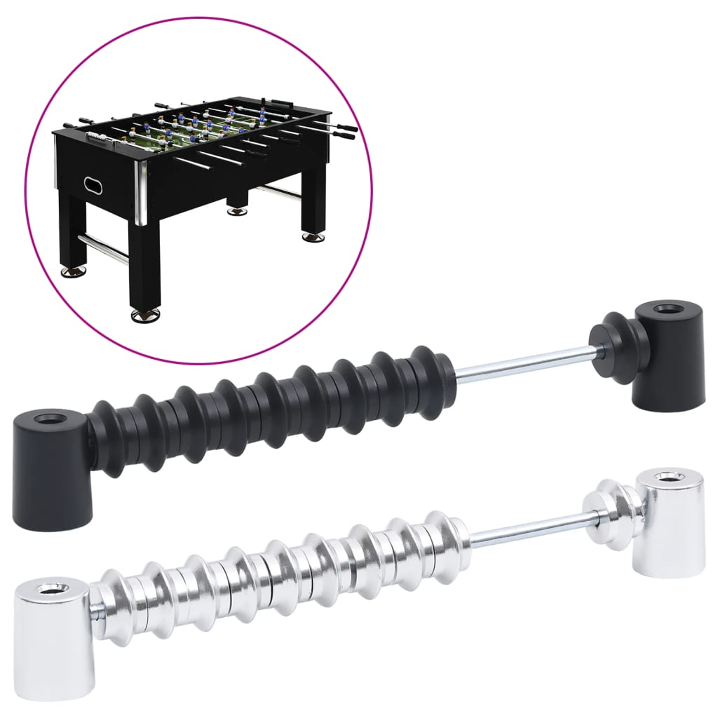 Compteur de points baby-foot 2 pcs Noir et argenté